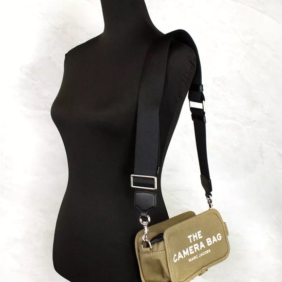 Marc Jacobs The Camera Bag Slate Green Canvas Crossbody Bag - Picture 5 of 8